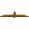 Ekena Millwork Eugene Rough Sawn Timber Gable Bracket, Western Red Cedar, 48"W x 12"H x 2"D x 4"F, 6/12 Pitch GBW048X12X0204EUG00RWR - alternate 2